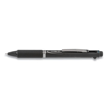 Pentel® Energel 3 Multi-color Gel Pen, Retractable, Fine 0.5 Mm, Black-blue-red Ink, Gray Barrel freeshipping - TVN Wholesale